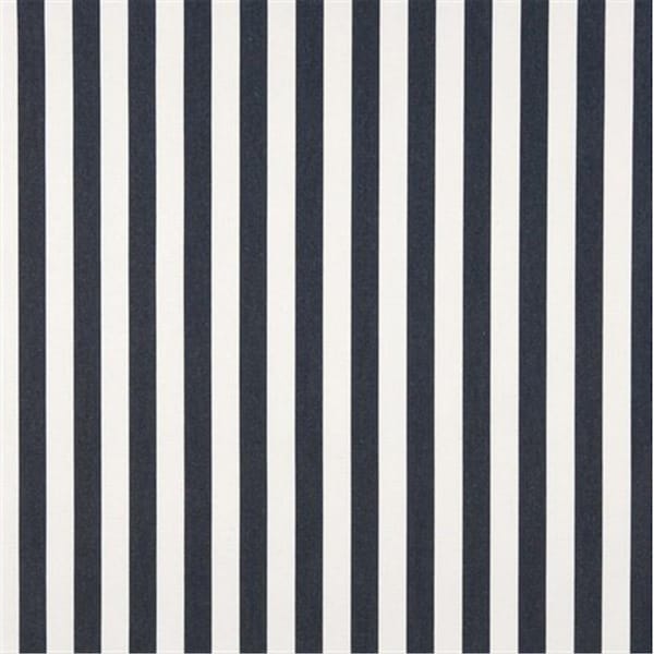Finefabrics 54 in. Wide Navy, Striped Indoor and Outdoor Marine Scotchgard Upholstery Fabric FI59955 - main